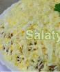 Рецепт: Салат сырный с чесноком Горячие салаты с сыром